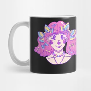 Decora Girl Portrait Sticker Mug